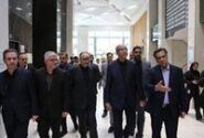 استاندار کرمانشاه به همراه دکتر پرتوافکنان عضو هیأت مدیره بانک سپه با حضور در بیمارستان حکیم از بخش‌های مختلف این مرکز درمانی بازدید کردند