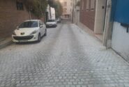 بازسازی و نوسازی پیادهراه سنگی مجاور موزه سیمین و جلال