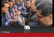 اهدای شال عزای «آقای شهید ایران» از سوی وزیر صمت به همکاران مستقر در موکب شرکت معدنی و صنعتی گل‌گهر