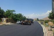 نوسازی بیش از ۷ هزار مترمربع آسفالت در بوستان جنگلی سرخه‌حصار