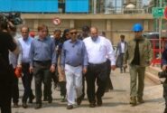 بازدید معاون اجرایی رئیس جمهور از پتروشیمی جم در عسلویه؛ تأکید وی بر تسریع روند بازسازی و بازگشت به تولید