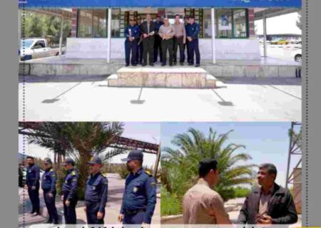 تجلیل مدیر مجتمع صنعتی چادرملو از کارکنان حراست و حفاظت فیزیکی به مناسبت ۲۲ تیرماه روز حراست