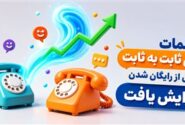 میزان مکالمات تلفن ثابت در بخش های شهری و بین شهری ۲۰ درصد رشد کرد